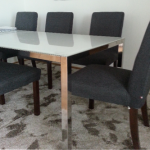 lasilevy pöydälle opaali maitolasi