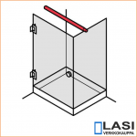 Suihkuseinän tukiputki