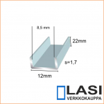 U-profiilit 12x22mm