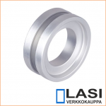 Alumiininen kuppivedin keskireijällä