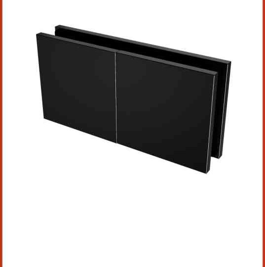 Lasikiinnike 180° RG-9045 1kpl