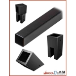 Lasiseinän Tukitanko, musta tai kromi RG-951 1kpl