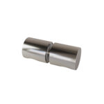 Suihkuoven nuppi pyöreä NordX, harjattu matta nikkeli,  1kpl