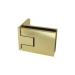 Säädettävä lasioven sarana NordX, seinä-lasi, harjattu kiiltävä messinki 1kpl