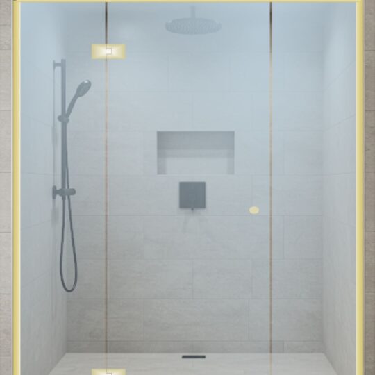 LVK suihkuseinä, saranaovella