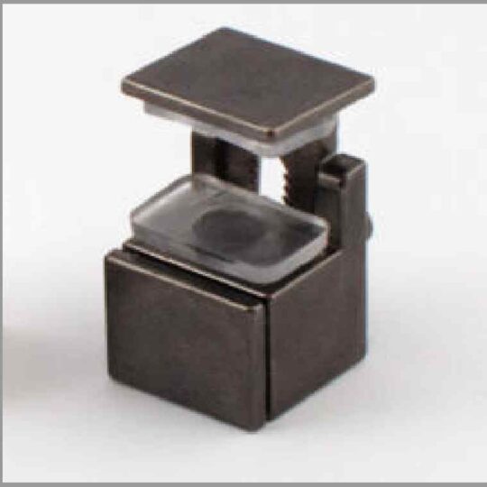 Säädettävä lasikannatin Hawk, 4-8 mm lasille, Ø 5 mm