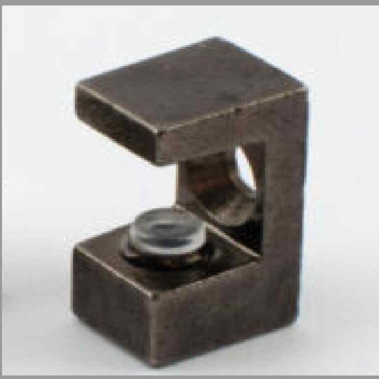 Lasihyllynkannatin Eagle, 4-8 mm lasille, ruuvikiinnitteinen