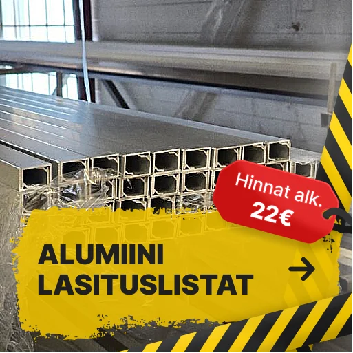 Alumiini lasituslistat