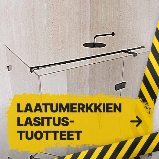 Laatumerkkien lasitustuotteet