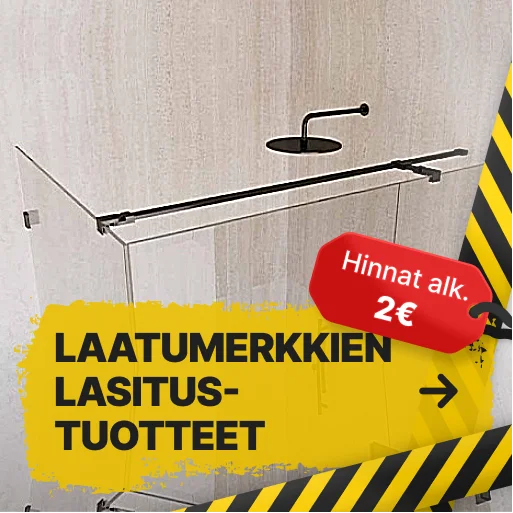 Laatumerkkien lasitustuotteet