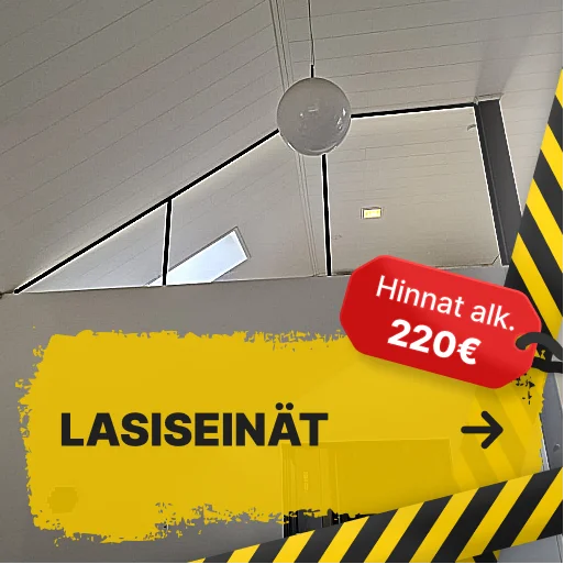 Lasiseinät