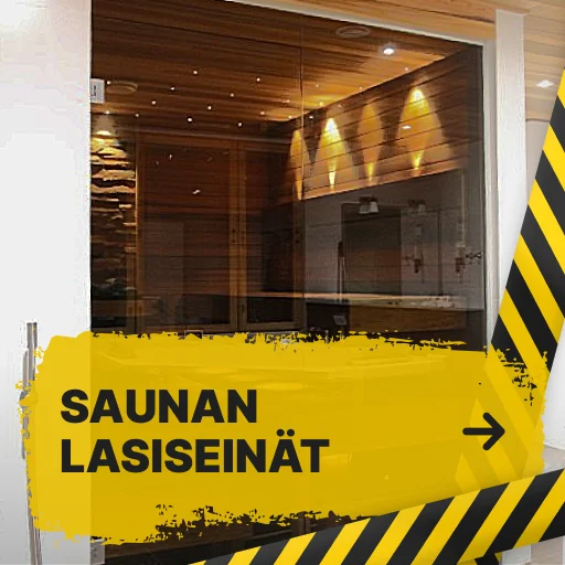 Saunan lasiseinät