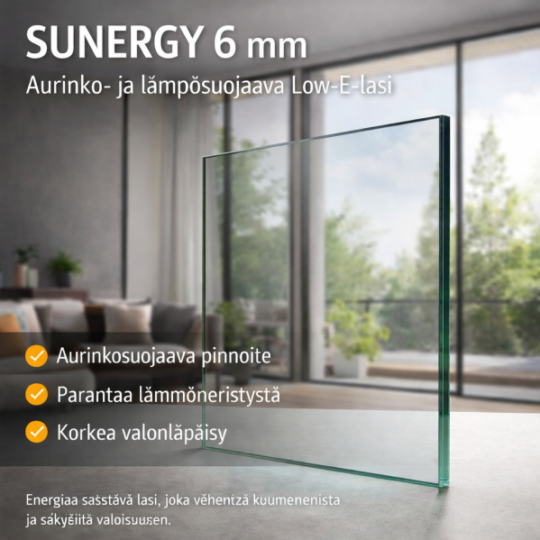 Low-E-lasi – parempi lämmöneristys ja valoisuus