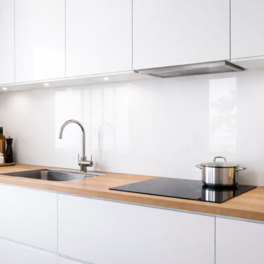 Tyylikäs ja helppohoitoinen välitilalasi keittiöön