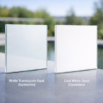 Optiwhite opaali karkaistu ja laminoitu turvalasi White Translucent Opal ja Cool White Opal