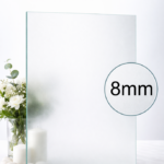 8 mm Optiwhite etsattu lasi – kirkas, moderni ja tasaisen himmeä