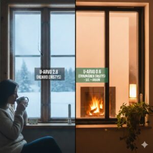 u-arvo lämpölasein vertailu u-arvo